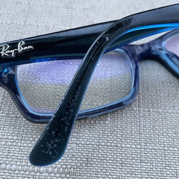 Ray-Ban Women Eyeglasses Frame Navy Blue Tone RB1530 Glasses 48[]16 130 - Picture 5 of 11